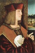 bernhard strigel, portrait of emperor maximilian